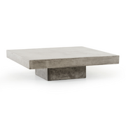 Morley Modern Concrete Coffee Table — view 3