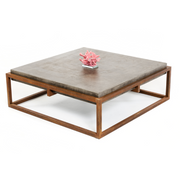 Shepard Modern Concrete Coffee Table — view 4