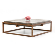 Shepard Modern Concrete Coffee Table — view 3