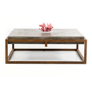 Shepard Modern Concrete Coffee Table — view 2