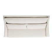Ada - Flared Arm Contemporary Sofa With Lumbar Pillows - Flax White - R&R Furniture Gallery (Fountain Valley, CA)