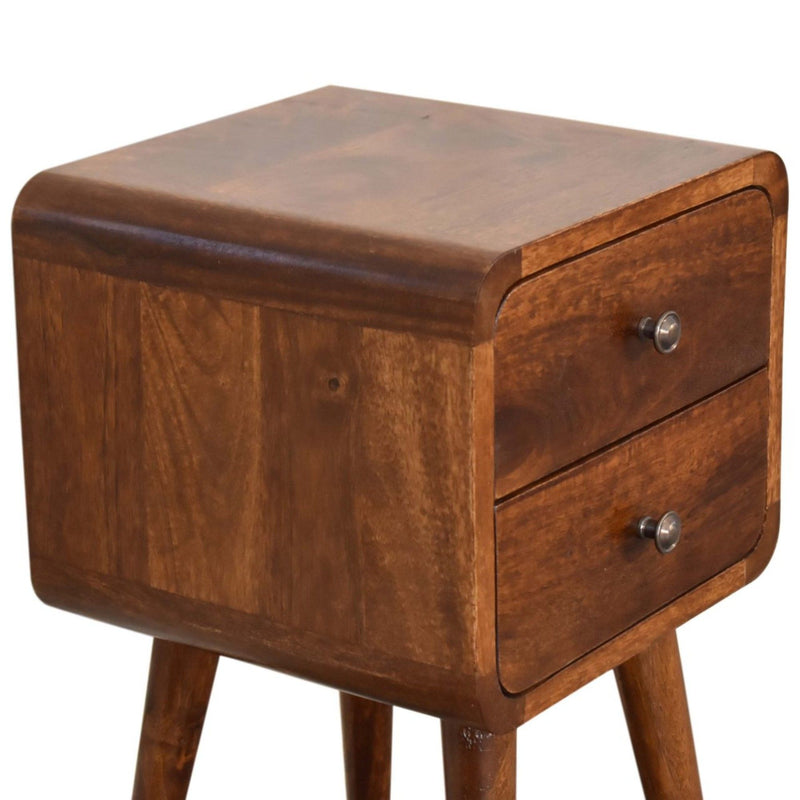 Curved Nightstand - R&R Furniture Gallery (Fountain Valley, CA)