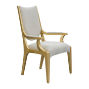 Scotts Square - Dining Arm Chair - Light Champagne - R&R Furniture Gallery (Fountain Valley, CA)