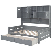 Daybed With All-In-One Cabinet And Shelf - R&R Furniture Gallery (Fountain Valley, CA)