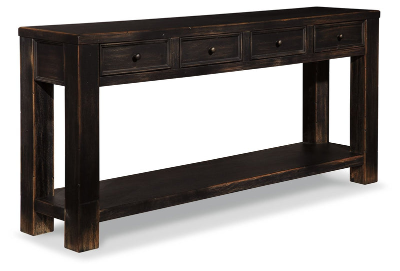 Gavelston - Sofa Table - Black - R&R Furniture Gallery (Fountain Valley, CA)