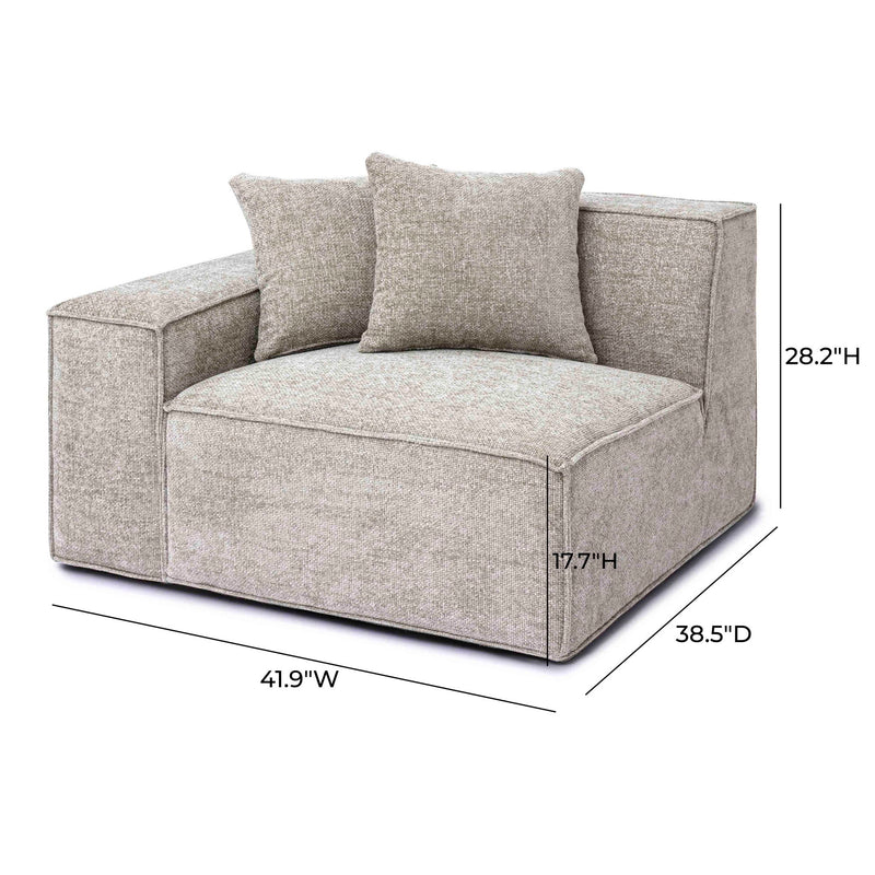 Mindy - LAF Corner Chair - R&R Furniture Gallery (Fountain Valley, CA)