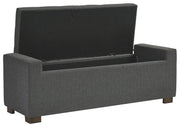 Cortwell - Storage Bench - Gray - R&R Furniture Gallery (Fountain Valley, CA)