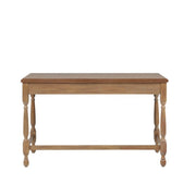 Tabitha - Desk With Drawer And Turned Legs - Natural - R&R Furniture Gallery (Fountain Valley, CA)