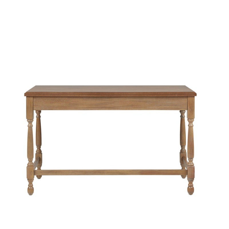 Tabitha - Desk With Drawer And Turned Legs - Natural - R&R Furniture Gallery (Fountain Valley, CA)