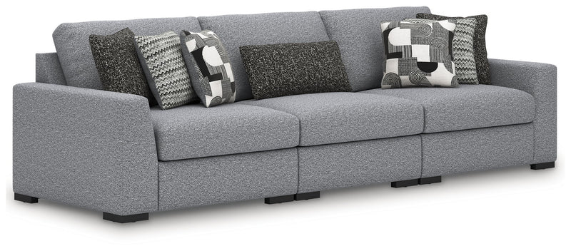Benchcraft Bealton sectional sofa in a modern stationary sectional design with plush cushions and neutral upholstery.