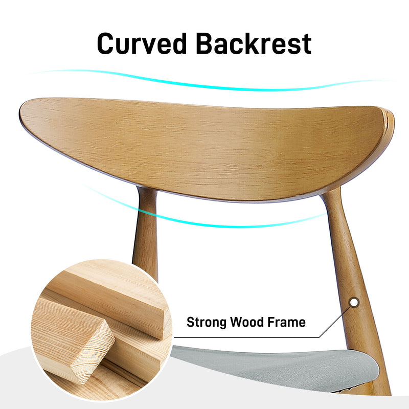 Ergonomic Back Dining Chairs (Set of 2) - R&R Furniture Gallery (Fountain Valley, CA)