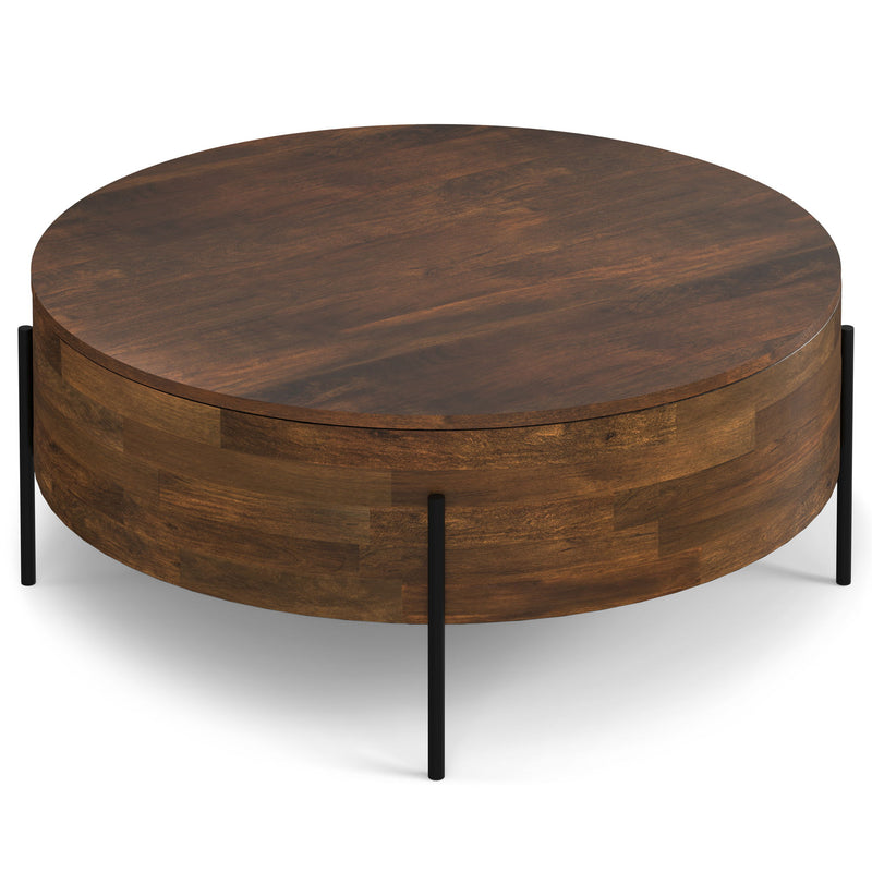 Rayburn - Drum Table - R&R Furniture Gallery (Fountain Valley, CA)