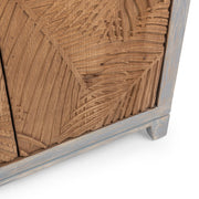Classic Home Ambrose 6-door coastal buffet cabinet with soft finish, featuring a spacious storage design.