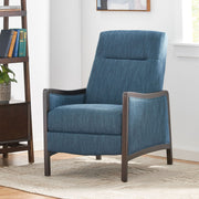 Noble House Drury contemporary fabric upholstered pushback recliner with plush cushioning and modern design.