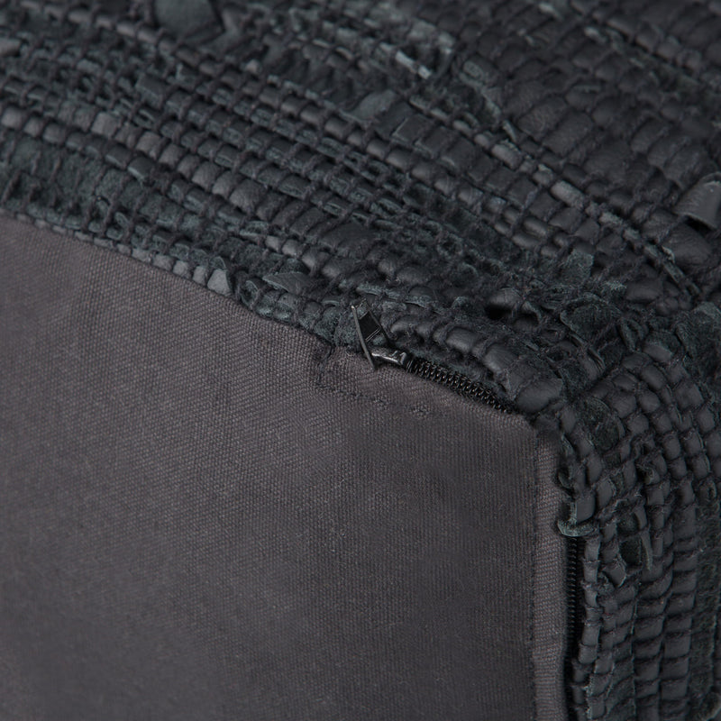 Fredrik - Handcrafted Square Pouf - R&R Furniture Gallery (Fountain Valley, CA)