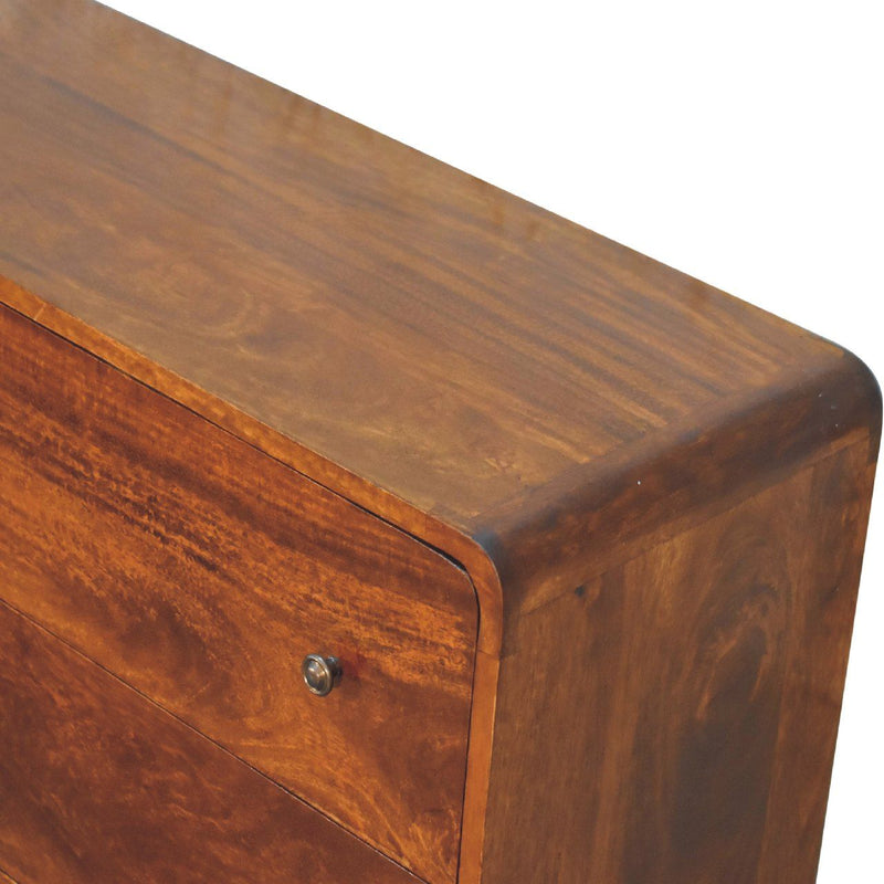 Large Curved Chest - Chestnut - R&R Furniture Gallery (Fountain Valley, CA)
