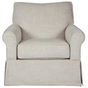 Searcy - Swivel Glider Accent Chair - Quartz - R&R Furniture Gallery (Fountain Valley, CA)