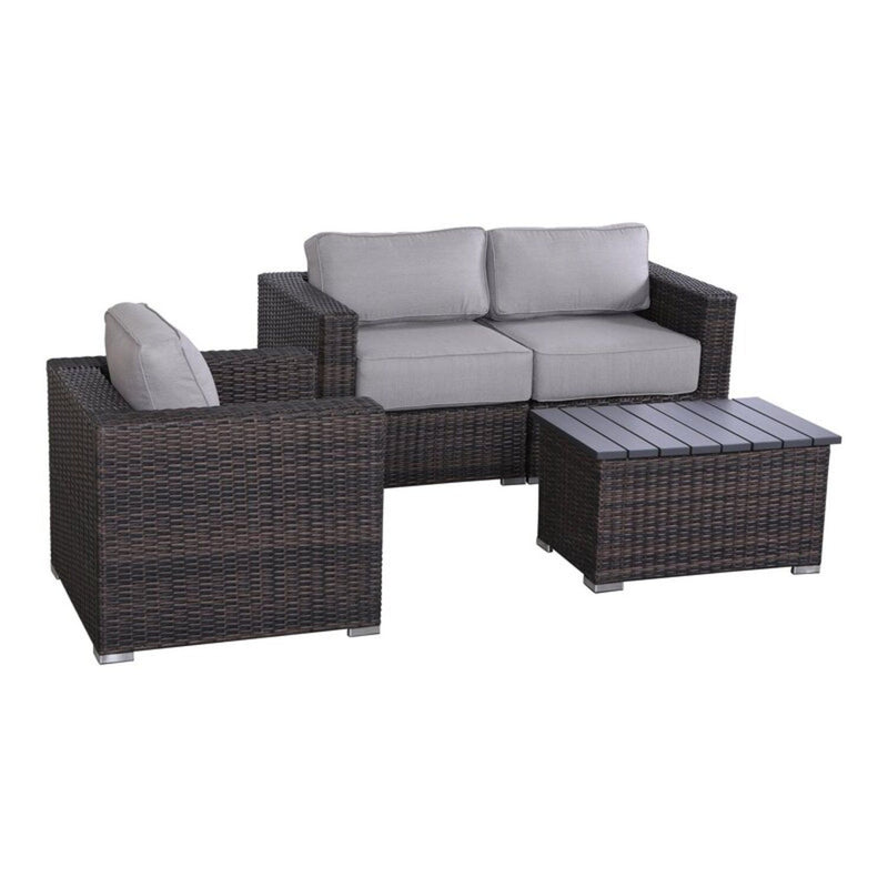 Stylish Sofa Seating Group With Cushions Perfect For Outdoor Gatherings - R&R Furniture Gallery (Fountain Valley, CA)