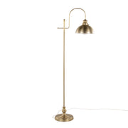 Lumi Source Emery contemporary metal floor lamp with sleek design, tall stand, and adjustable arm for modern living room lighting.