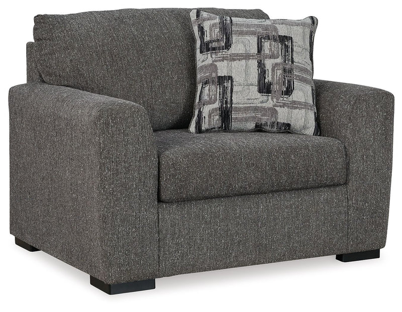 Gardiner - Chair And A Half - Pewter - R&R Furniture Gallery (Fountain Valley, CA)