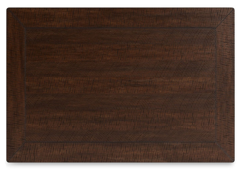 Valebeck - Rect Dining Room Counter Table With Wine Rack - R&R Furniture Gallery (Fountain Valley, CA)
