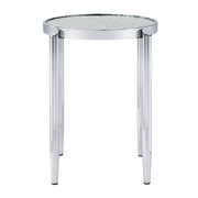 Abbe - End Table - Glass & Chrome - R&R Furniture Gallery (Fountain Valley, CA)