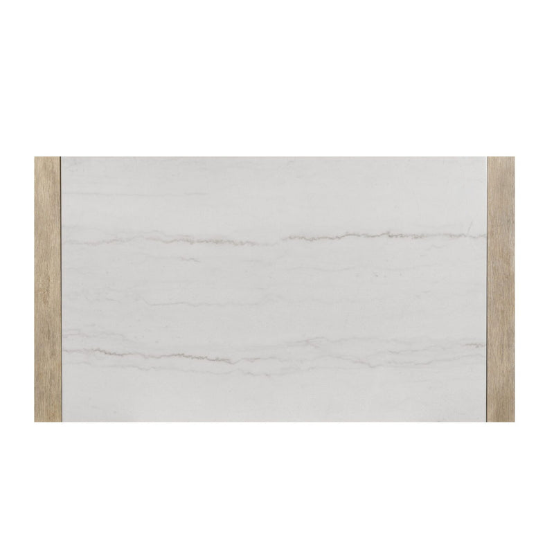 Vanilla - Real Marble Dining Table - Beige / Light Natural - R&R Furniture Gallery (Fountain Valley, CA)