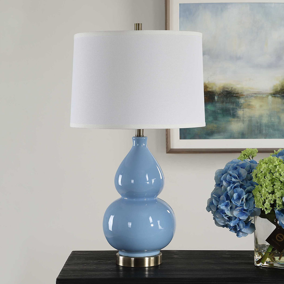 Table Lamp - Light Blue