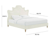 Serenity - Velvet Bed - R&R Furniture Gallery (Fountain Valley, CA)