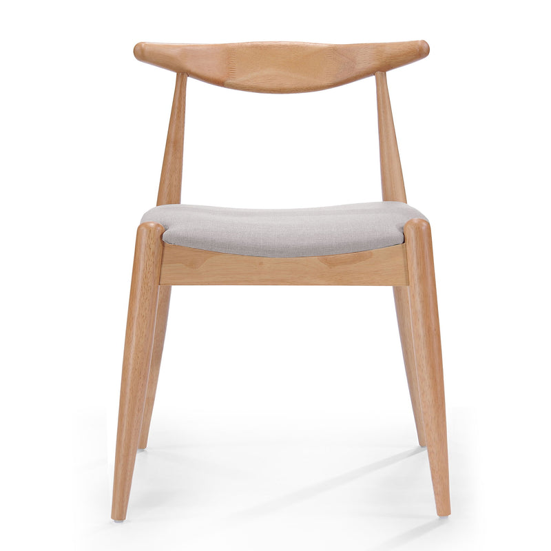 Elegant Dining Chairs With Ergonomic Backrest & Comfort Cushions (Set of 2) - R&R Furniture Gallery (Fountain Valley, CA)