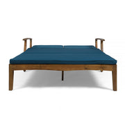 Etherealize - Outdoor Adjustable Double Chaise Lounge With Water Resistant Cushions - R&R Furniture Gallery (Fountain Valley, CA)