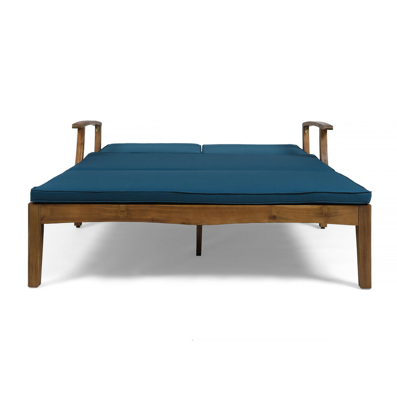 Etherealize - Outdoor Adjustable Double Chaise Lounge With Water Resistant Cushions - R&R Furniture Gallery (Fountain Valley, CA)
