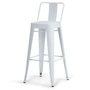 Rayne - Curved Back Metal Stool (Set of 2) - R&R Furniture Gallery (Fountain Valley, CA)