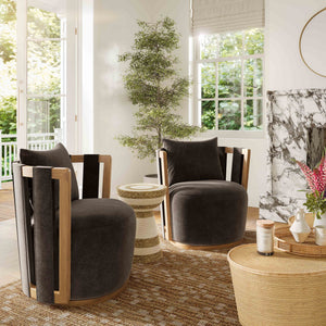 Paolo - Swivel Chair - R&R Furniture Gallery (Fountain Valley, CA)