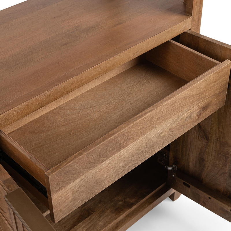 Cleveland - Bookcase - Sandy Taupe - R&R Furniture Gallery (Fountain Valley, CA)