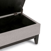 Oregon - Contemporary Storage Ottoman Bench With Tray - R&R Furniture Gallery (Fountain Valley, CA)