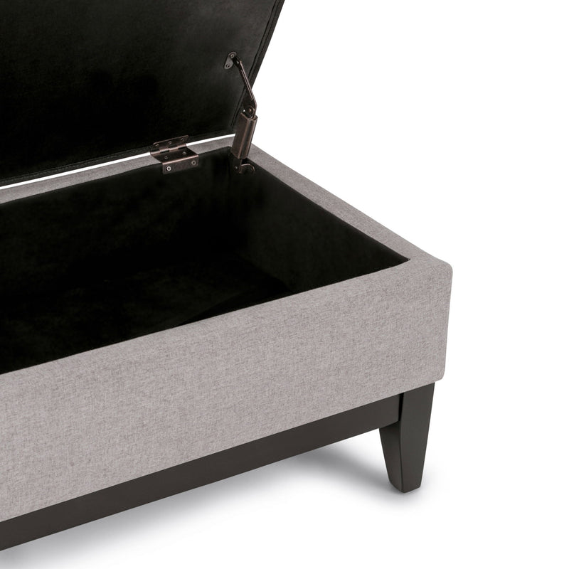 Oregon - Contemporary Storage Ottoman Bench With Tray - R&R Furniture Gallery (Fountain Valley, CA)