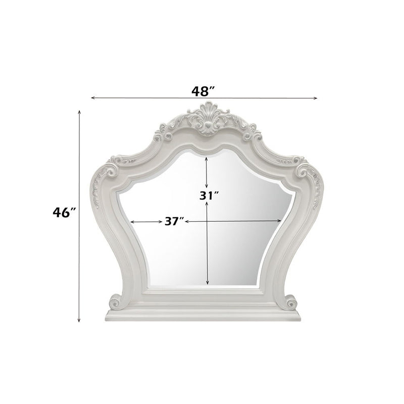Latisha - Mirror - White - R&R Furniture Gallery (Fountain Valley, CA)