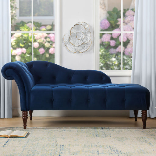 Samuel - Tufted Roll Arm Chaise Lounge - R&R Furniture Gallery (Fountain Valley, CA)