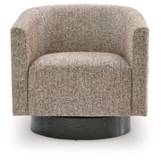 Jorryn - Swivel Accent Chair - Brown - R&R Furniture Gallery (Fountain Valley, CA)