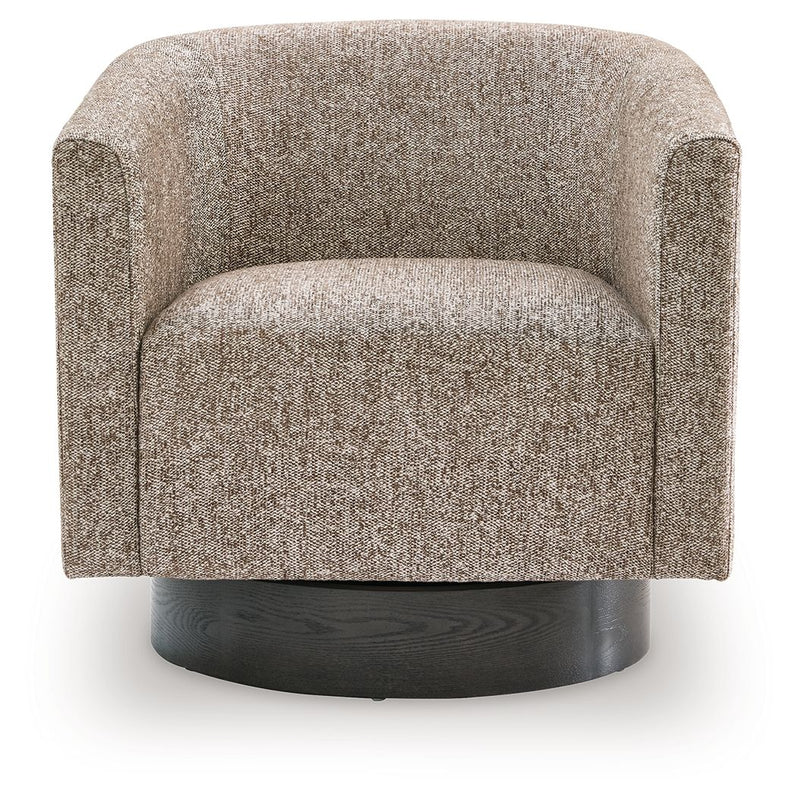 Jorryn - Swivel Accent Chair - Brown - R&R Furniture Gallery (Fountain Valley, CA)