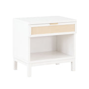 Blake - 1 Drawer Nightstand - White - R&R Furniture Gallery (Fountain Valley, CA)