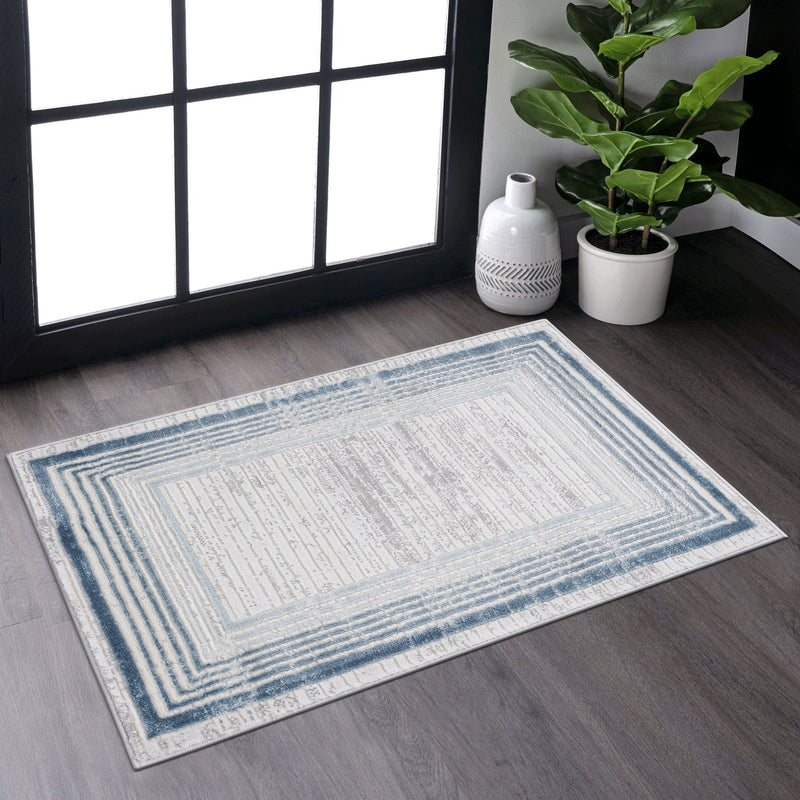 Marfi - Bordered Area Rug - R&R Furniture Gallery (Fountain Valley, CA)