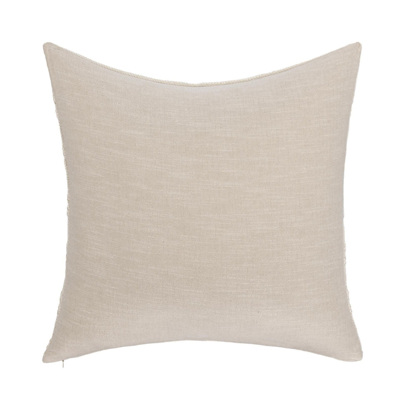 York - 26" x 26" Pillow - Natural / Ivory