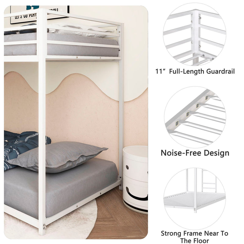 Adam - Metal Bunk Bed - R&R Furniture Gallery (Fountain Valley, CA)