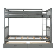 Bunk Bed With Ladders And 2 Storage Drawers - R&R Furniture Gallery (Fountain Valley, CA)