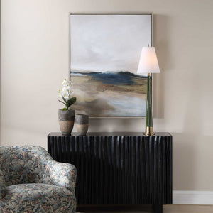 Prairie's Edge - Landscape Canvas - Blue / Gray / Green / White