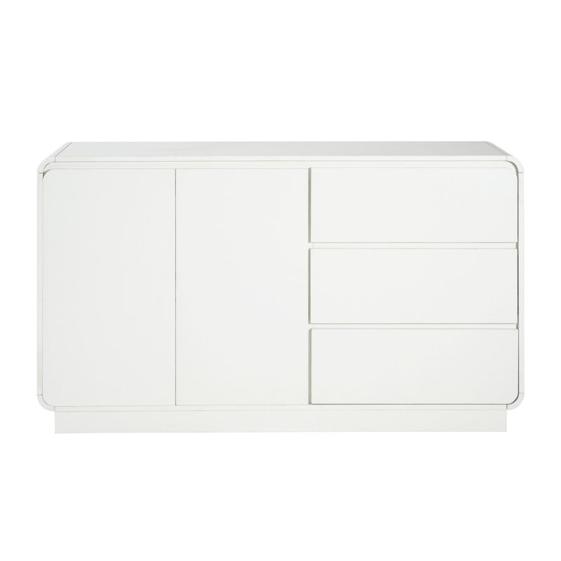 Sideboard, Wide Storage With 2 Doors And 3 Drawers - R&R Furniture Gallery (Fountain Valley, CA)