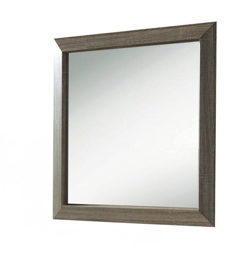 Lyndon - Mirror - Weathered Gray Grain - R&R Furniture Gallery (Fountain Valley, CA)