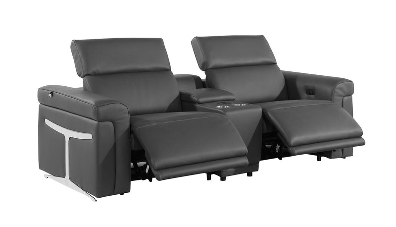 1126 - 7-Piece Modular Power Reclining Sofa, Loveseat & Chair Set In With 5 Power Recliners & Power Headrests